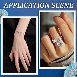 DIY-Set zur Herstellung von Charm-Fingerringen&nbsp;DIY-SC0023-61