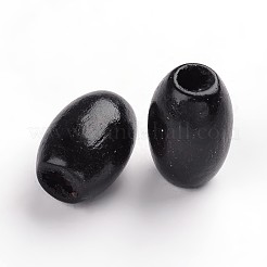 Cuentas de madera natural sin plomo&nbsp;LS-W02KR-4-16