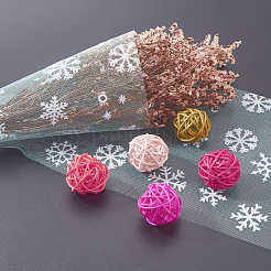 Rubans de maille déco flocon de neige&nbsp;OCOR-P010-G11