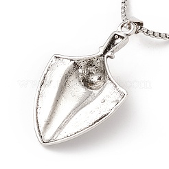 Collana con ciondolo a forma di serpente in lega con 201 catene in acciaio inossidabile&nbsp;NJEW-E016-09AS