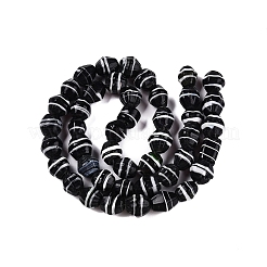 Handgemachte nepalesische Bunte Malereiperlen&nbsp;LAMP-N024-12