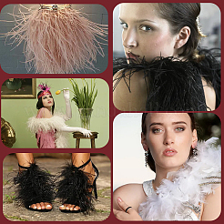 Fasertop für DIY handdekorierte Accessoires aus Kunstwollstreifen&nbsp;FIND-CY0001-47A