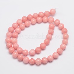 Chapelets de perles en jade de malaisie naturelle&nbsp;X-G-A146-8mm-B08
