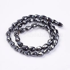 Non magnetici perle ematite sintetico fili&nbsp;G-P262-15-6x9mm