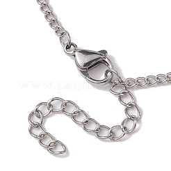 Herstellung von Kettenarmbändern aus Edelstahl 304&nbsp;AJEW-JB01212-02