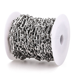 Cadenas de eslabones de anillos redondos y ovalados de hierro&nbsp;CH-N004-04P