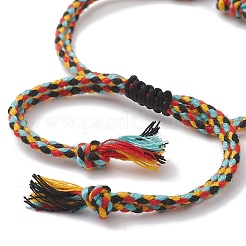 3 braccialetti con ciondoli in lega e lavorazione a lume fatti a mano in 3 colori&nbsp;BJEW-JB12749