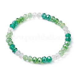 Stretch-Armbänder aus Glasperlen für Damen&nbsp;BJEW-JB09675