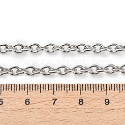 304 Edelstahl-Kabelkettenhalsketten für Frauen und Männer&nbsp;STAS-M102-69P