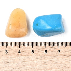 7 Stück Nuggets Chakra natürliche und synthetische gemischte Edelsteine getrommelt polierte Steine Sammlungen&nbsp;AJEW-Q152-03