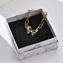 Braccialetti con ciondoli in acciaio inossidabile 304&nbsp;BJEW-F487-02G