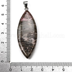 Rhodonite naturelle gros pendentifs&nbsp;G-F820-06M