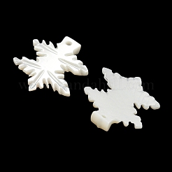 Pendentifs en coquille blanche naturelle&nbsp;BSHE-G034-30