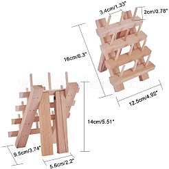 12 Spulen Massivholz Nähen Stickgarnständer&nbsp;ODIS-PH0001-04
