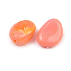 Cuentas de imitación de piedras preciosas acrílicas opacas&nbsp;X-OACR-G064-09A