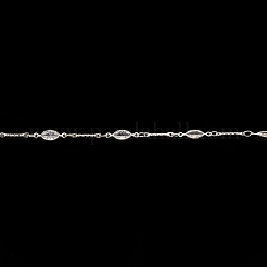 Pferdeaugen-Gliederketten aus Messing&nbsp;CHC-M025-36S