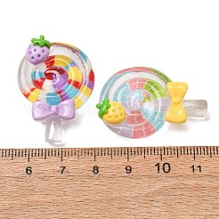 Transparente Harz-Imitations-Lebensmittel-Cabochons&nbsp;RE-CBA4416-03