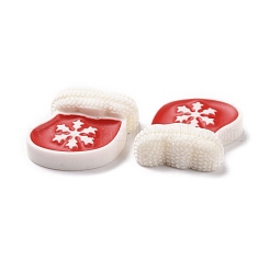 Undurchsichtige Harz-Cabochons des Weihnachtsthemas&nbsp;RESI-G029-A08