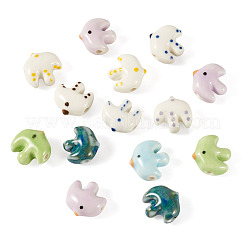 14 pièce de perles en céramique et porcelaine faites à la main&nbsp;PORC-TA0001-76