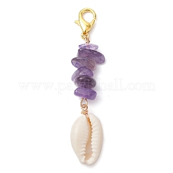 Decorazioni pendenti in conchiglia&nbsp;HJEW-JM01333