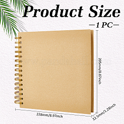 Fotoalbum aus Papier zum Selbermachen&nbsp;DIY-WH0671-261A