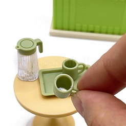 Plastikkessel & Tassenset Miniaturornamente&nbsp;PW-WGC6D45-01