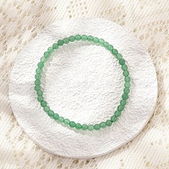 Bracelets naturels stretch aventurine perles vertes&nbsp;BJEW-D446-A-34