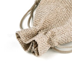 Juta imballaggio sacchetti borse coulisse&nbsp;ABAG-Q050-10x14-01