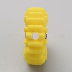Gänseblümchen-Fokalperlen aus lebensmittelechtem&nbsp;LS-SIL-CJC0002-01F