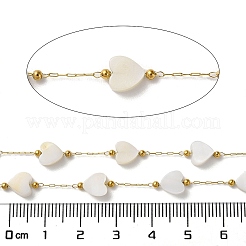 Cadenas de clip de acero inoxidable 316 chapadas en oro real de 18 k con revestimiento de iones (IP)&nbsp;AJEW-Z026-02C