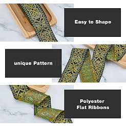 Ruban polyester style ethnique 7m&nbsp;OCOR-WH0086-55