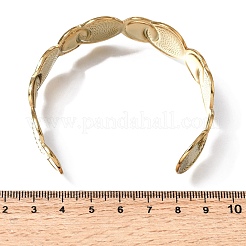 Braccialetti a polsino in acciaio inossidabile 304 per donna&nbsp;BJEW-T030-01G