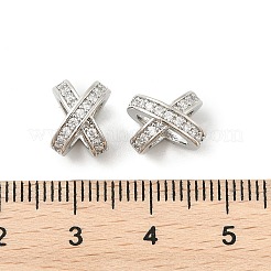 Perline zirconi micro pave  in ottone&nbsp;KK-P297-06P