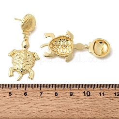 Messing Ohrringe&nbsp;EJEW-D352-06G-06