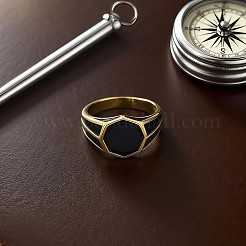Anillos de acero inoxidable 304 con vidrioes para hombre&nbsp;FS-WGAAEBE-03