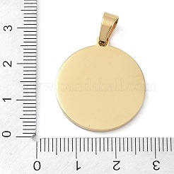 Pendentifs en strass émaillés en acier inoxydable 304 avec placage ionique (IP)&nbsp;STAS-Q325-03B-G