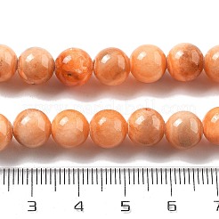 Abalorios de jade natural persa hebras&nbsp;G-A255-A02-02J