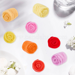 8 pieza de lana de mecha de 8 colores para diy&nbsp;DIY-CP0013-78B
