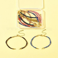 8 Stück 8 Farben Nylonschnur Armbänder&nbsp;MAK-FS0001-05