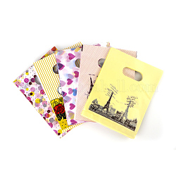 Sacchetti di plastica stampati, rettangolo, giallo, 55x45cm