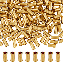 DICOSMETIC 200Pcs Brass Beads, Column, Nickel Free, Raw(Unplated), 9x4.5mm, Hole: 3.5mm