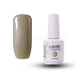 15ml Special Nail Gel, for Nail Art Stamping Print, Varnish Manicure Starter Kit, Dark Gray, Bottle: 34x80mm