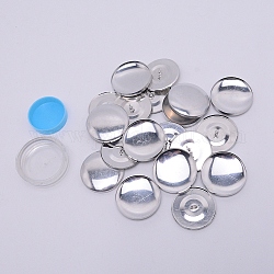 Kits de machine-outil de sac de pression simple de fer, plat rond, bleu, 34x9.5mm, diamètre intérieur: 32 mm