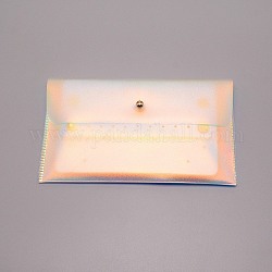 ТПУ (термопластичный полиуретан) сумка для хранения ювелирных изделий, с промежуточным слоем из эва(этиленвинилацетата), матовые, прямоугольные, белые, 10x16.5x1.4 см