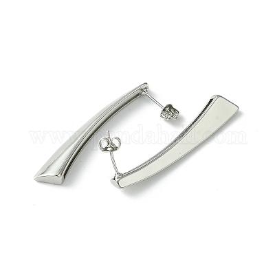 Orecchino della vite prigioniera in ottone&nbsp;EJEW-C072-04P-1