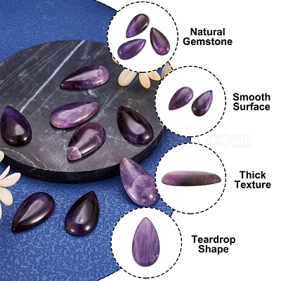 Natürlichen Amethyst Cabochons&nbsp;G-N326-72C-1