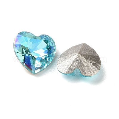 Cabochons de strass en verre&nbsp;RGLA-J015-B-MO-1