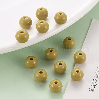 Perles acryliques opaques&nbsp;MACR-S370-C8mm-29-1