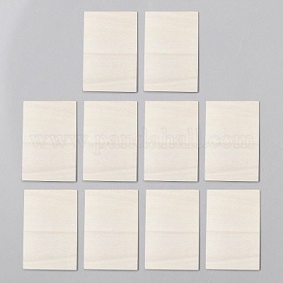 10 Stück unfertige Holzausschnitte&nbsp;WOOD-WH0048-07A-1