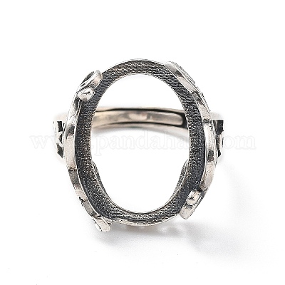 925 componenti dell'anello regolabile in argento sterling&nbsp;STER-C011-04AS-1